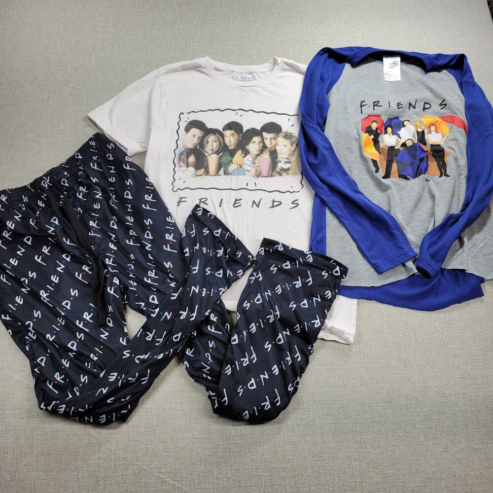 Pjammy FRIENDS TV Series Womens 3-Piece Pajama Bundle Set Size S Warner Bros